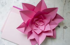 How To Make A Paper Flower Craft As Home Décor How To Make Large Paper Flowers