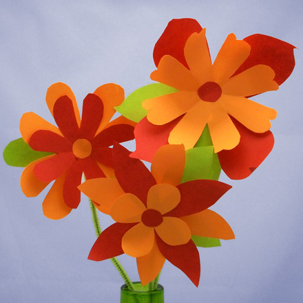 How To Make A Paper Flower Craft As Home Décor How To Make Paper Flowers Friday Fun Aunt Annies Crafts