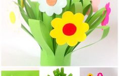How To Make A Paper Flower Craft As Home Décor Paper Flower Bouquet Fun Crafts Kids