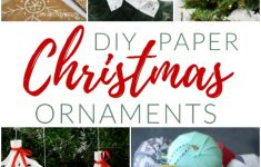 How To Make Christmas Crafts Out Of Paper Diy Paper Christmas Ornaments 1 how to make christmas crafts out of paper|getfuncraft.com