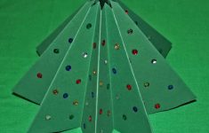 How To Make Christmas Crafts Out Of Paper Easy Christmas Crafts Paper Christmas Tree Green Card Stock With Sequins how to make christmas crafts out of paper|getfuncraft.com