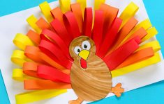 How To Make Crafts Out Of Paper Paper Strips Turkey Craft For Kids how to make crafts out of paper |getfuncraft.com