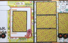 How to Make DIY Scrapbooking Layouts Friends Best Friends Pre Made Two Page Scrapbook Layout