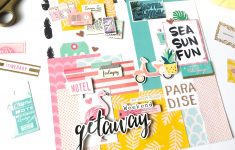 How to Make DIY Scrapbooking Layouts Friends Create A Mood Board Style Scrapbook Layout Aspire Grace