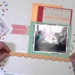 How to Make DIY Scrapbooking Layouts Friends My Crafty Friends Scrapbook Layout Process Video From Start To Finish