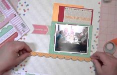 How to Make DIY Scrapbooking Layouts Friends My Crafty Friends Scrapbook Layout Process Video From Start To Finish