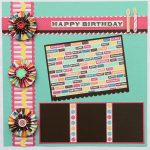 How to Make DIY Scrapbooking Layouts Friends Party Scrapbook Page Layout My Sisters Scrapper