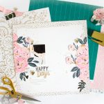 How to Make DIY Scrapbooking Layouts Friends Pretty Pink Florals Maggie Holmes Design