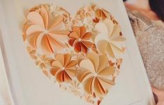 How To Make Paper Art And Craft Paper Art Techniques 3d Folded Hearts Flowers 660x400 how to make paper art and craft|getfuncraft.com