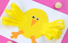 How To Make Paper Art And Craft Simple Easter Chick Paper Craft how to make paper art and craft|getfuncraft.com