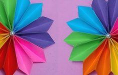 How To Make Paper Crafts Flowers How To Make Easy Flower With Color Paper Making Paper Flowers Within How To Make Paper Craft Flowers Step By Step 600x600 how to make paper crafts flowers|getfuncraft.com