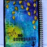 How to make simple art journal cover ideas designs Art Journaling Boundaries Tutorial Marjie Kemper Designs