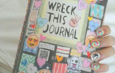 How to make simple art journal cover ideas designs My Cover Of My Wreck This Journal I Love It Its So Cute