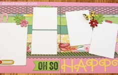 How to Turn Blank Scrapbook Pages into Beautiful Spring Scrapbook Pages 20142015 Workshop Gallery Make Something Scraptabulous