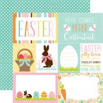 How to Turn Blank Scrapbook Pages into Beautiful Spring Scrapbook Pages Collections Echo Park Paper Co Easter