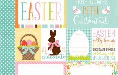 How to Turn Blank Scrapbook Pages into Beautiful Spring Scrapbook Pages Collections Echo Park Paper Co Easter