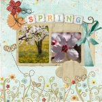 How to Turn Blank Scrapbook Pages into Beautiful Spring Scrapbook Pages Digital Scrapbooking Csf Blog