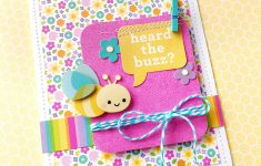 How to Turn Blank Scrapbook Pages into Beautiful Spring Scrapbook Pages Doodlebug Design Inc Blog Nsd 2019 Heard The Buzz Card With Nathalie