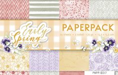 How to Turn Blank Scrapbook Pages into Beautiful Spring Scrapbook Pages Find It Trading Precious Marieke Paper Pack 6x6 23pkg Early