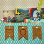 How to Turn Blank Scrapbook Pages into Beautiful Spring Scrapbook Pages Ideas For Mixing Patterned Papers On Scrapbook Pages