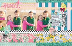 How to Turn Blank Scrapbook Pages into Beautiful Spring Scrapbook Pages Spring 2018 Scrapbook Cards Today Magazine