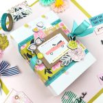 How to Turn Blank Scrapbook Pages into Beautiful Spring Scrapbook Pages Spring Bucket List Mini Album With Sunny Days Aspire Grace