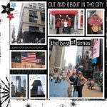 Ideas of Scrapbook Travel Layouts New York Travel Photo Album