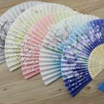 Japanese Paper Fan Craft 1pcs Sincere Gift Fashion Chinese Japanese Folding Fan Sakura Cherry Blossom Fan Summer Art Craft Gift japanese paper fan craft|getfuncraft.com