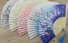 Japanese Paper Fan Craft 1pcs Sincere Gift Fashion Chinese Japanese Folding Fan Sakura Cherry Blossom Fan Summer Art Craft Gift japanese paper fan craft|getfuncraft.com