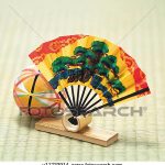 Japanese Paper Fan Craft Temari Ball And Japanese Folding Fan On Picture U11733914 japanese paper fan craft|getfuncraft.com