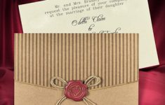Kraft Paper Invitations Rustic Wedding Invitation Card Invitations With Kraftg 350x350 kraft paper invitations|getfuncraft.com
