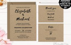 Kraft Paper Invitations Ws50cm kraft paper invitations|getfuncraft.com
