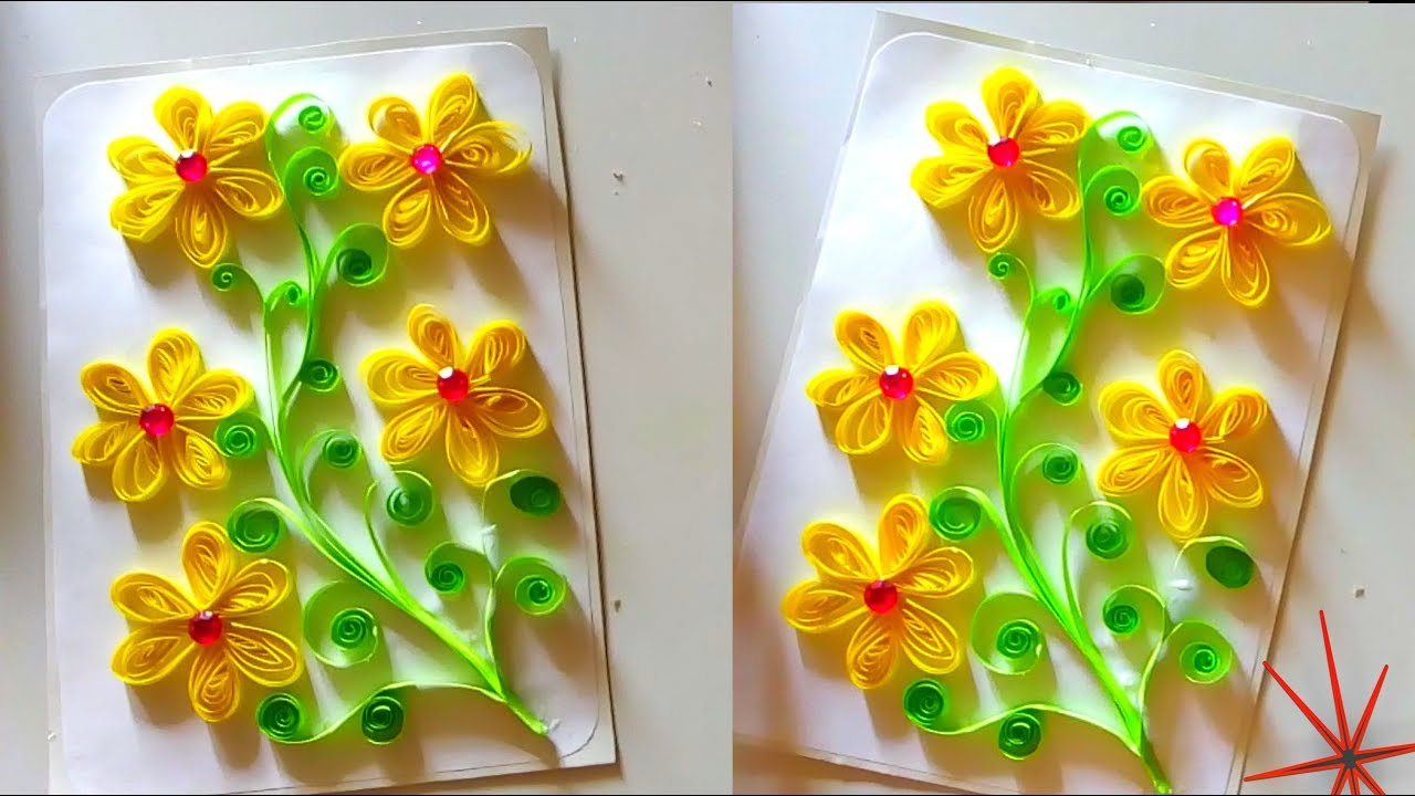 Learn Papercraft Quilling For Beginner Paper Quilling Flowers Room Decoration Paper Quilling Flowers Decoration Paper Crafts Quilling