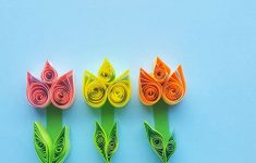Learn Papercraft Quilling For Beginner Paper Quilling Tulips Paper Craft For Spring Moms And