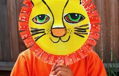 Lion Mask Craft Paper Plate 3 Diy Paper Lion Mask E1462506093398 lion mask craft paper plate|getfuncraft.com