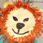 Lion Mask Craft Paper Plate Cft 067 lion mask craft paper plate|getfuncraft.com