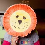 Lion Mask Craft Paper Plate Lion Mask lion mask craft paper plate|getfuncraft.com