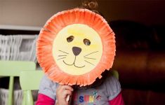 Lion Mask Craft Paper Plate Lion Mask lion mask craft paper plate|getfuncraft.com