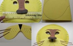 Lion Mask Craft Paper Plate Make Lion Mask Whiskers lion mask craft paper plate|getfuncraft.com