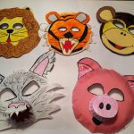 Lion Mask Craft Paper Plate Panels 4 1 lion mask craft paper plate|getfuncraft.com