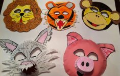 Lion Mask Craft Paper Plate Panels 4 1 lion mask craft paper plate|getfuncraft.com