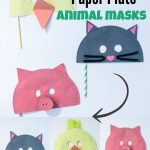 Lion Mask Craft Paper Plate Paper Plate Animal Masks Craft lion mask craft paper plate|getfuncraft.com