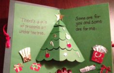 Lovely adorable handmade Christmas cards ideas 27 Handmade Christmas Card Ideas 2017 3d Pop Up Card With Christmas Tree