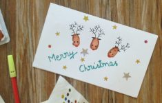 Lovely adorable handmade Christmas cards ideas Handmade Christmas Cards Reindeer Christmas Cards