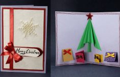 Lovely adorable handmade Christmas cards ideas Handmade Pop Up Christmas Card Diy Christmas Pop Up Greeting Card