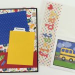 Making the First Day of Preschool Scrapbook Artsy Albums Mini Album And Page Layout Kits And Custom