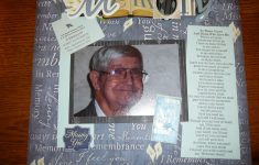 Memory Scrapbook ideas to Express Yourself In Memory Of Dad