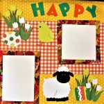 Most Important Elements on Easter Scrapbook Pages Easter Scrapbook Pages Two Page Easter Ba Animal Scrapbook Kit 12 X 12 Ready To Assemble Scrapbook Layout