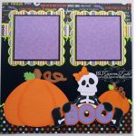 Ornaments to Apply on Halloween Scrapbook Pages Blj Graves Studio Little Ghoulies Halloween Scrapbook Page