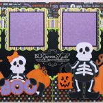 Ornaments to Apply on Halloween Scrapbook Pages Blj Graves Studio Little Ghoulies Halloween Scrapbook Page